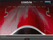 Tablet Screenshot of gondan.com